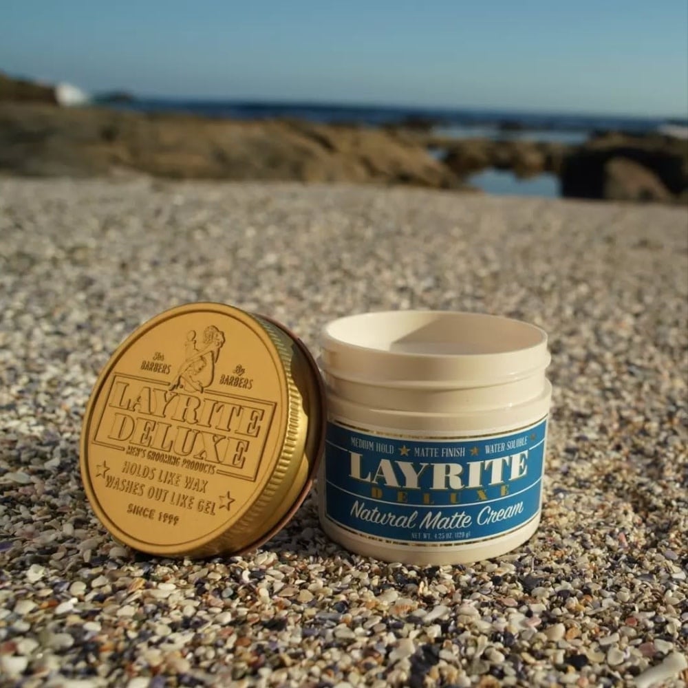 Layrite Deluxe - Crème "Natural Matte Cream" - Tenue moyenne, fini mat