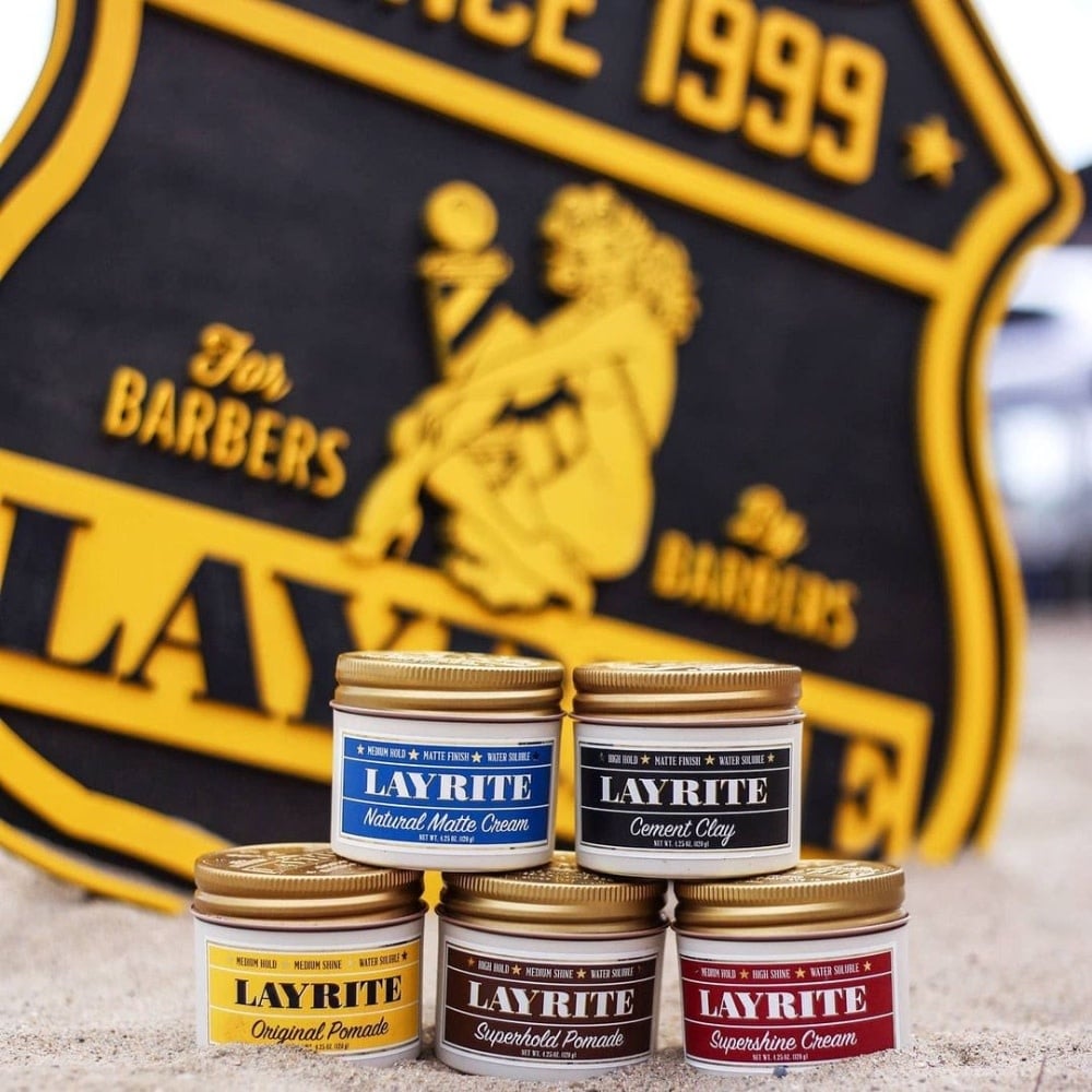 Layrite Deluxe - Crème "Natural Matte Cream" - Tenue moyenne, fini mat