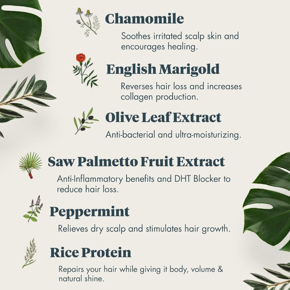 Revitalisant hydratant "Prime" favorise une croissance saine des cheveux  - Pour tous types de cheveux clairsemés