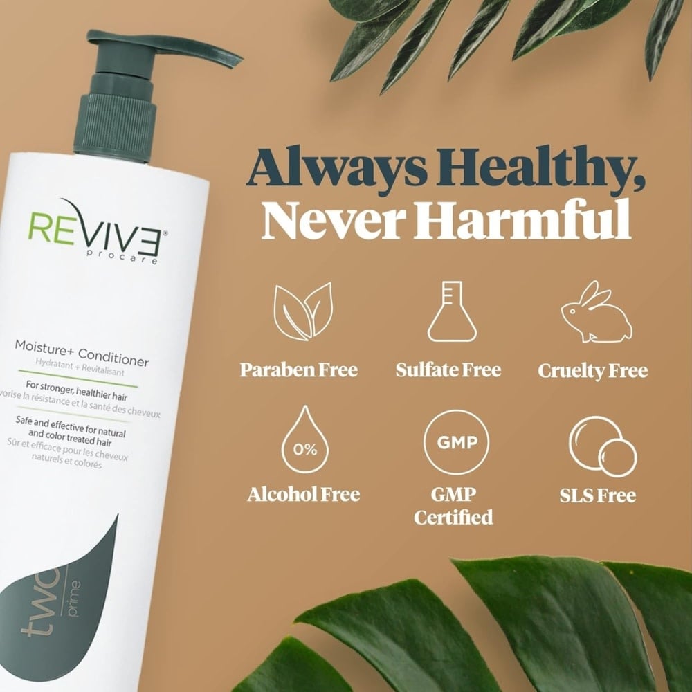 Revitalisant hydratant "Prime" favorise une croissance saine des cheveux  - Pour tous types de cheveux clairsemés