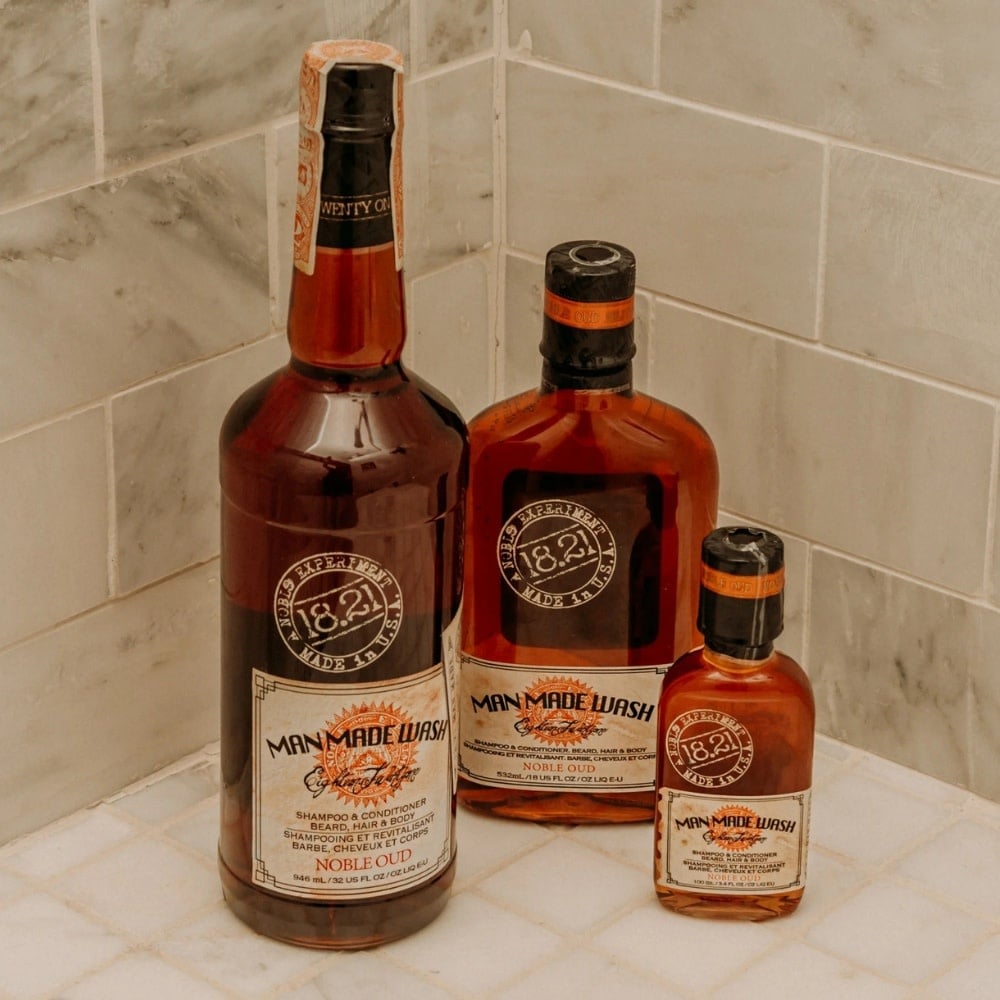 Nettoyant 3 en 1 barbe, cheveux et corps "Noble Oud"