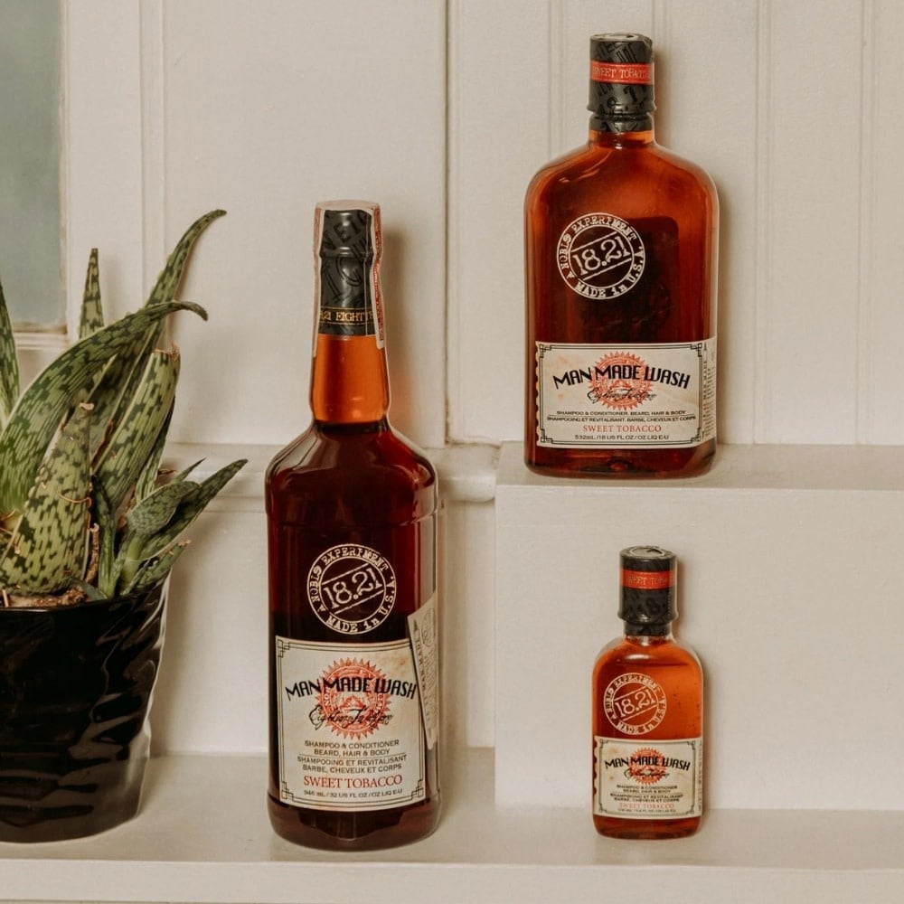 Nettoyant 3 en 1 barbe, cheveux et corps "Sweet Tobacco"