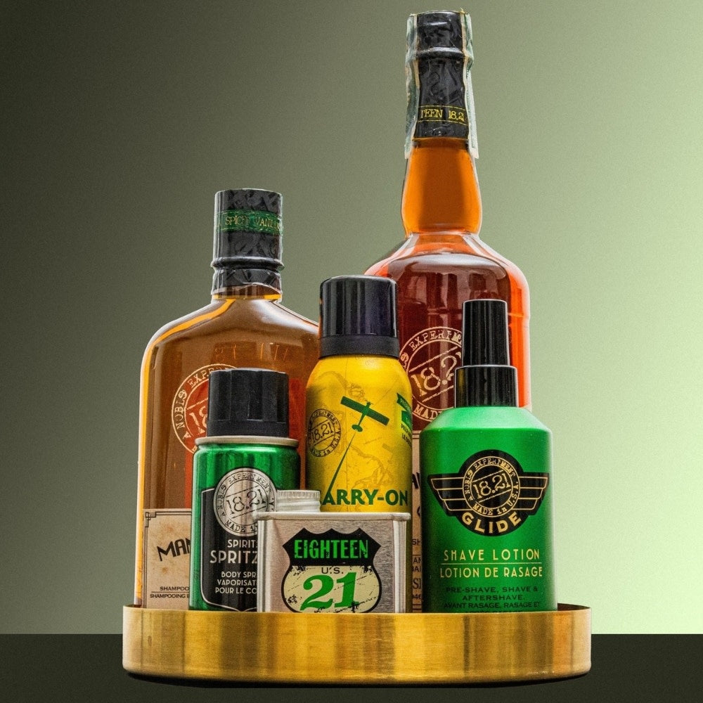 18.21 Man Made - Lotion de rasage formule hydratante avec Aloe Vera et Jojoba Biologique "Spiced Vanilla" - Claire, Doux et précis