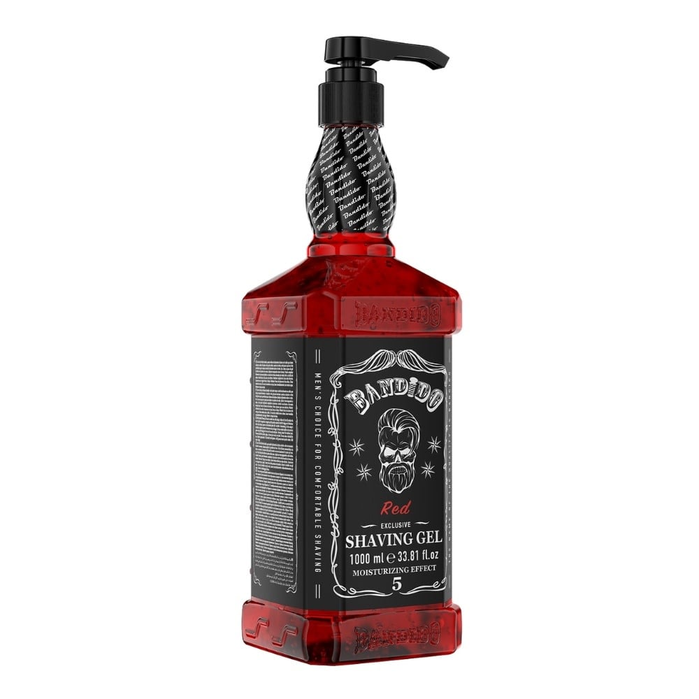 Gel de rasage hydratant "Red Shaving Gel" - Pour tous types de peaux (1000ml/33.8oz)