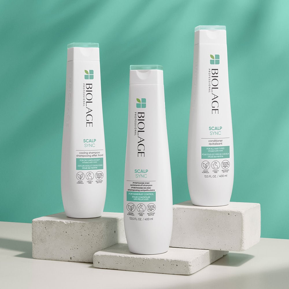 Revitalisant "ScalpSync Cooling Mint" - Pour tous les types de cheveux