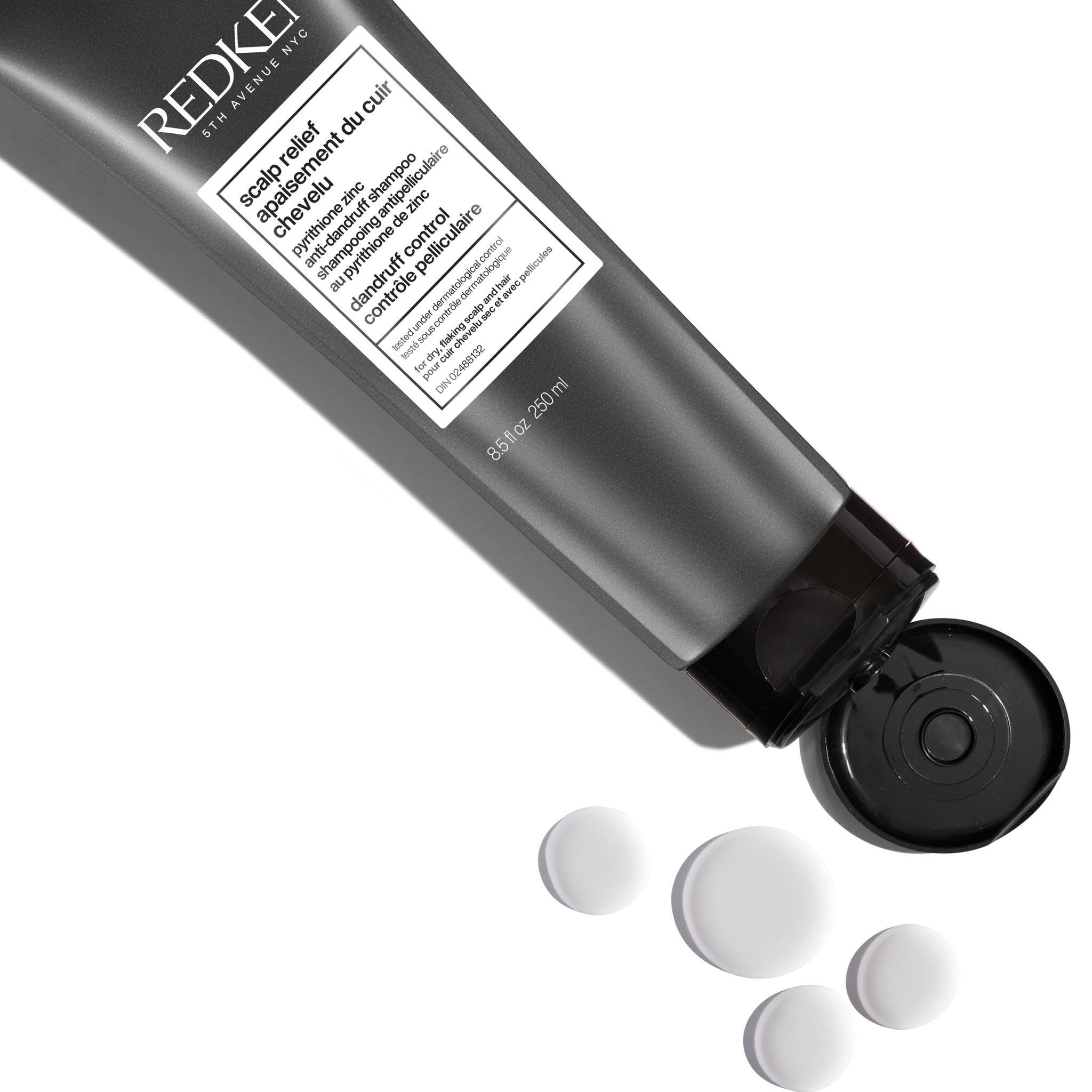 Shampoing antipelliculaire "Scalp Relief" riche en pyrithione de zinc - Pour cheveux et cuir chevelu sec et avec pellicules (250ml/8.5oz)