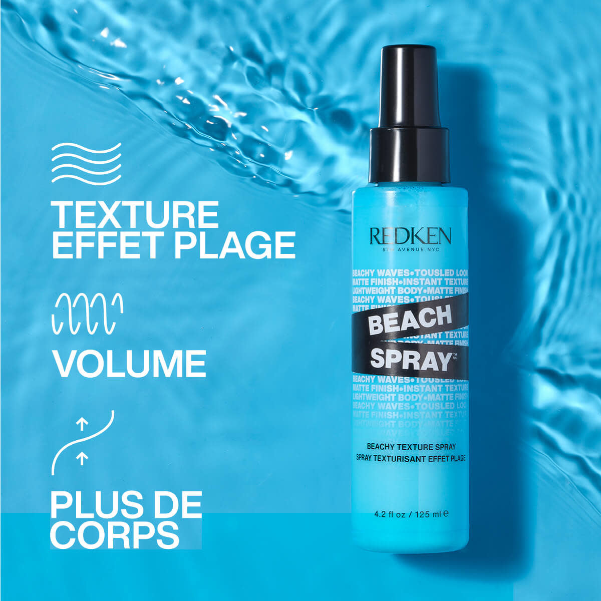 Spray texturisant effet plage "Beach Spray" (125ml/4.2oz)