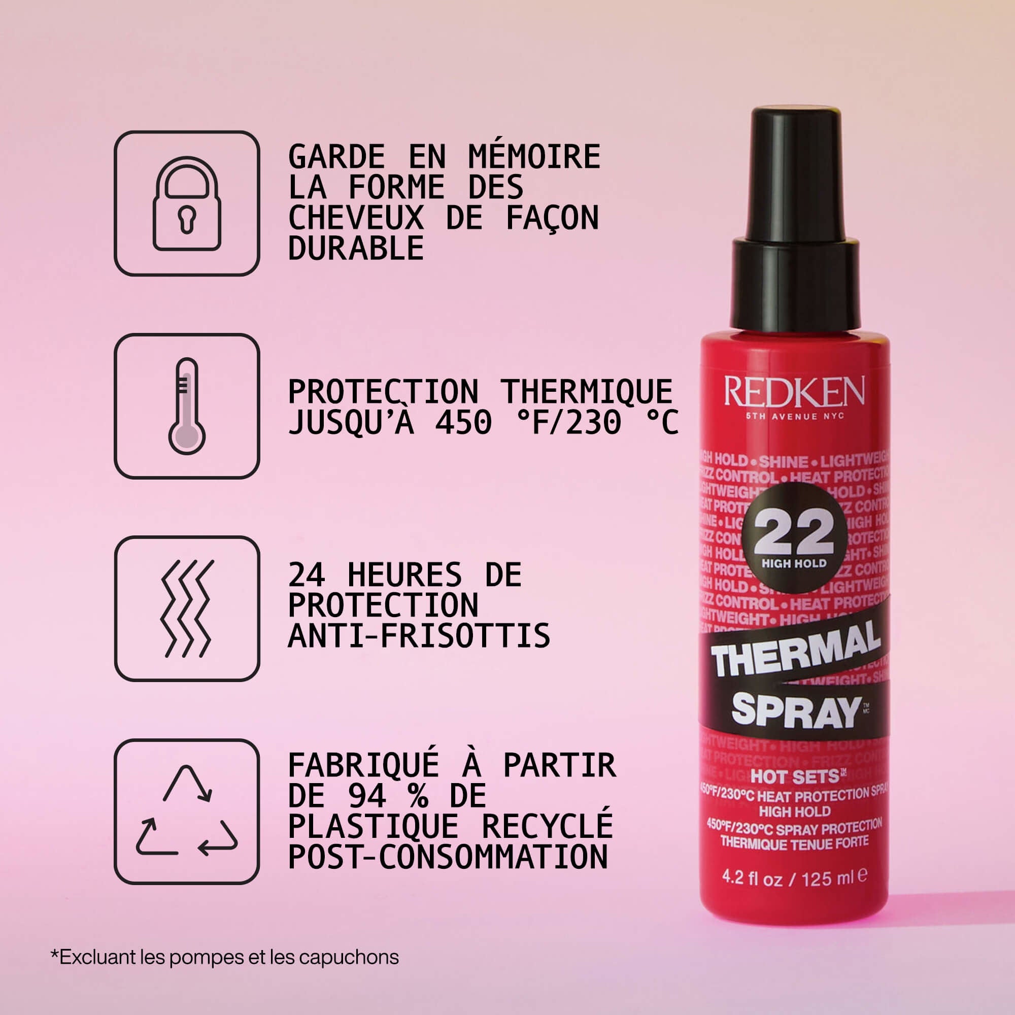 Spray protecteur thermique "Hot Set"
