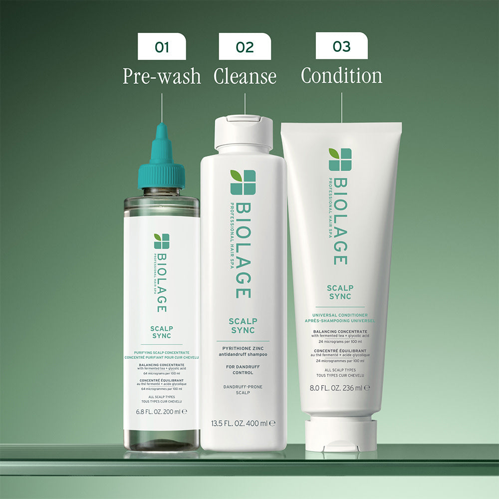 Shampoing antipelliculaire "Scalp Sync" pyrithione de zinc (400ml/13.5oz)