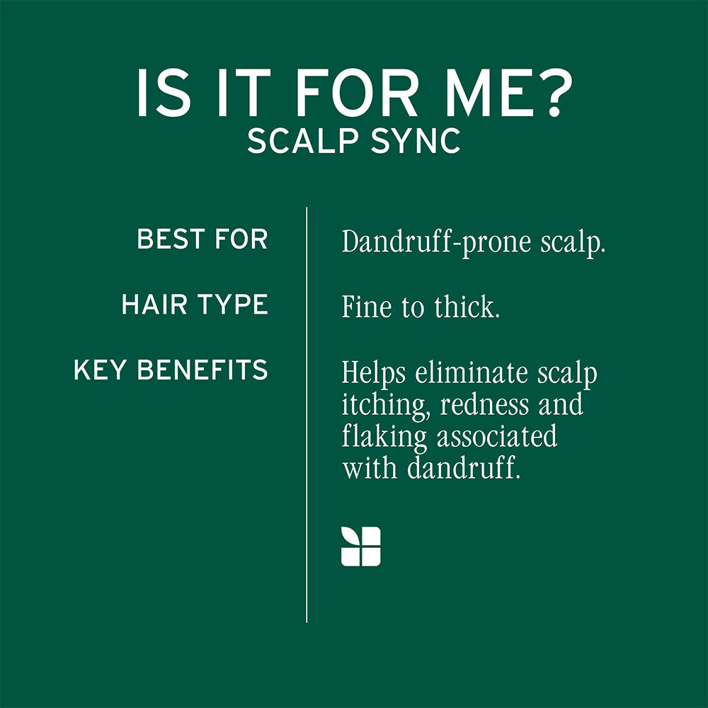Shampoing antipelliculaire "Scalp Sync" pyrithione de zinc (400ml/13.5oz)