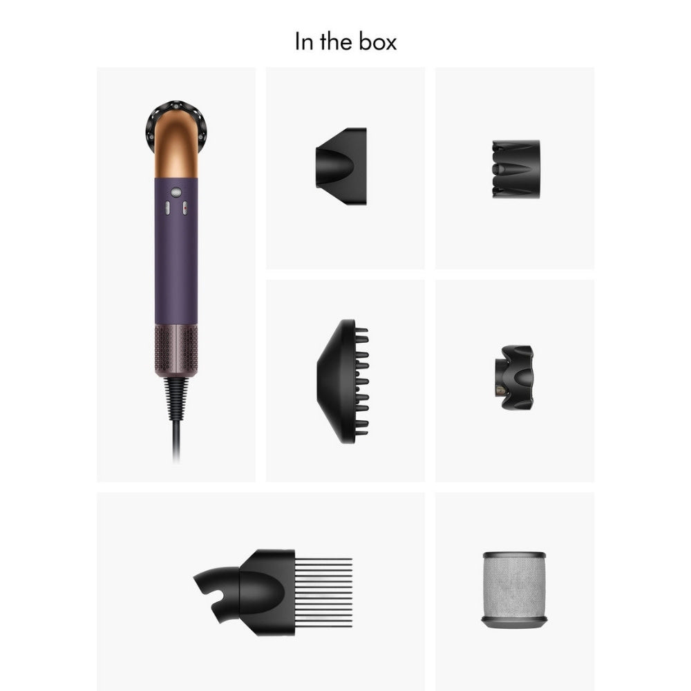 Supersonic R Professional Hair Dryer - Bright Copper/Steel Violet