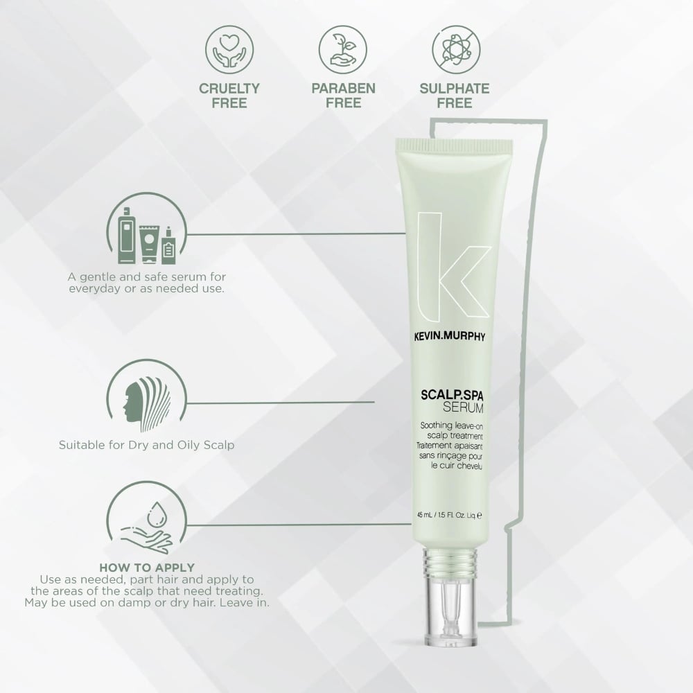 Traitement apaisant sans rinçage SCALP.SPA SERUM - Pour le cuir chevelu (45ml/1.5oz)