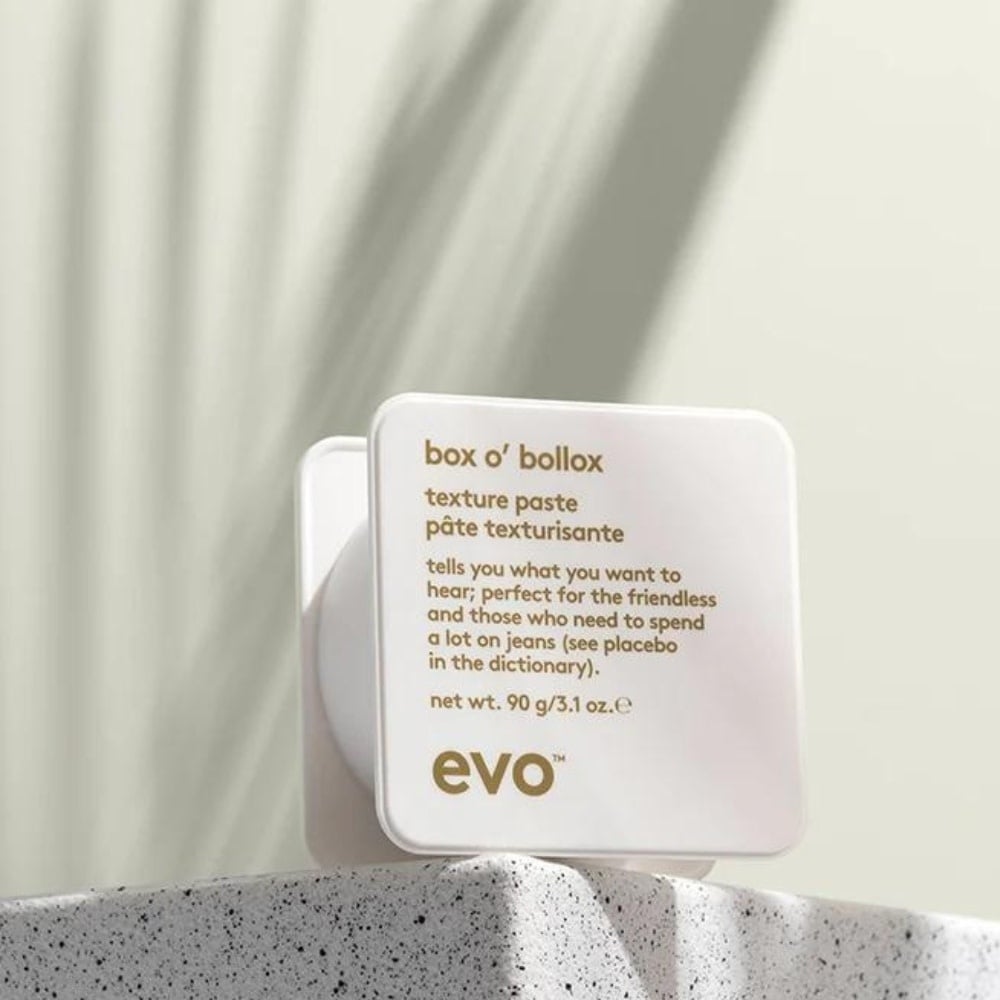 Pâte texturisante "Box o' bollox" - Tenue extra ferme et fini mat