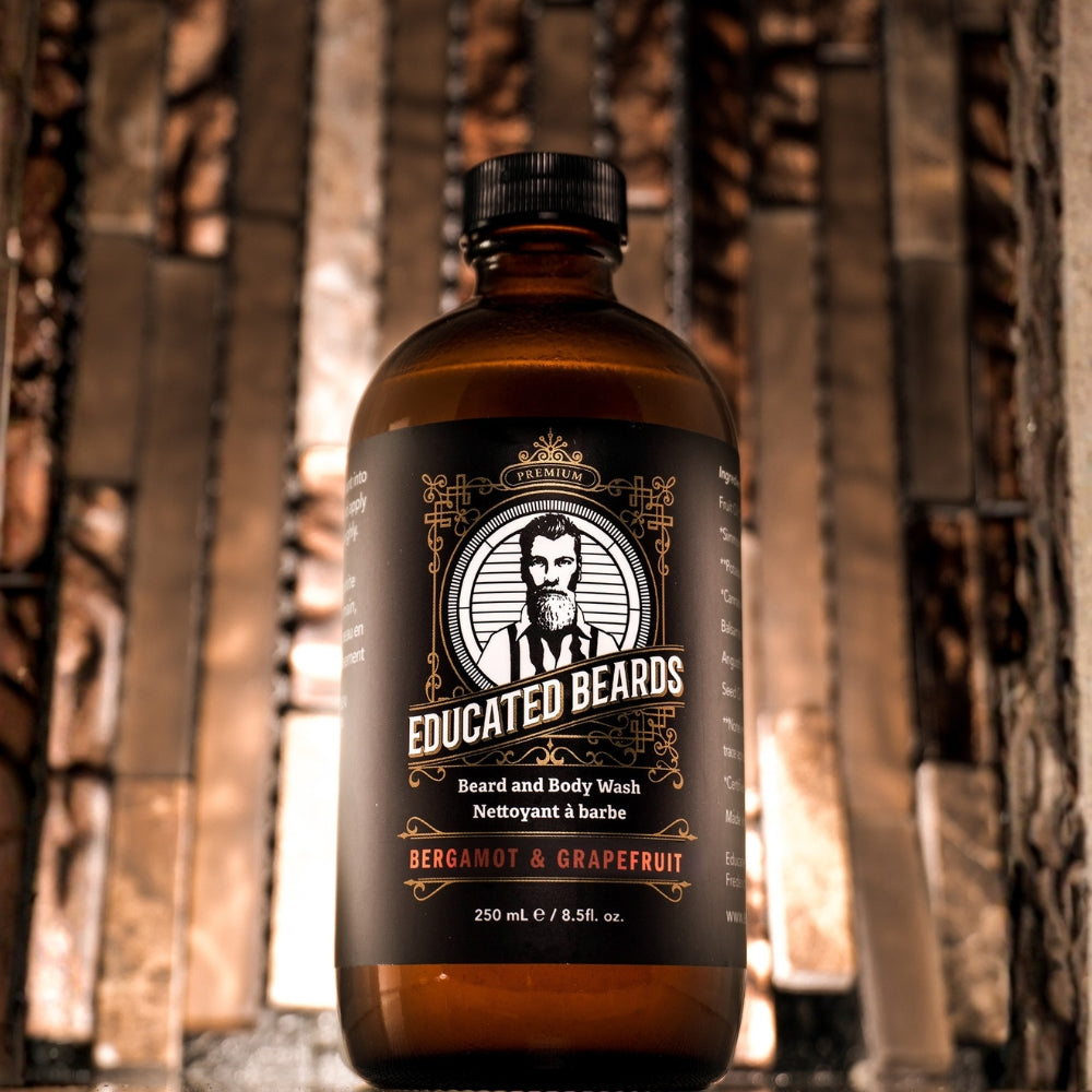 Bergamot Grapefruit Beard and Body Wash (250ml/8.5oz)