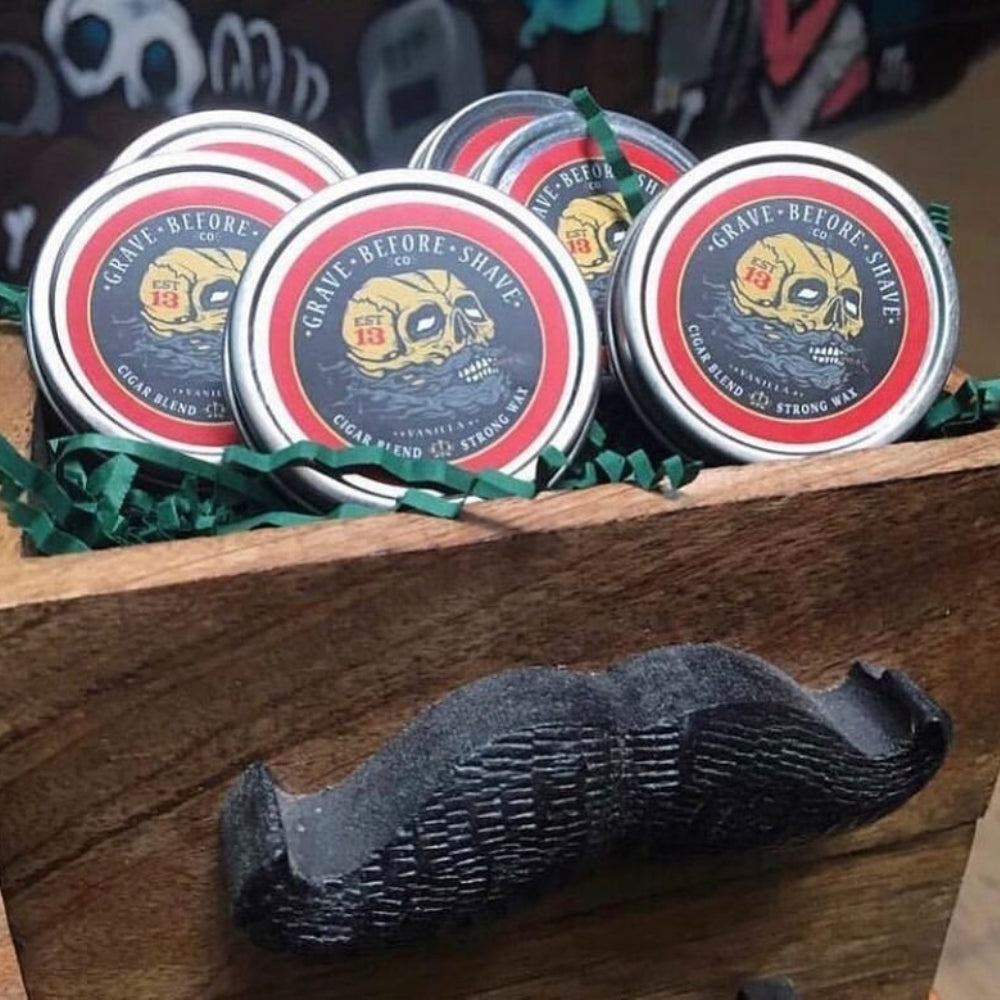 Cire à moustache "G.B.S Cigar Blend" - Tenue forte (30ml/1.0oz)