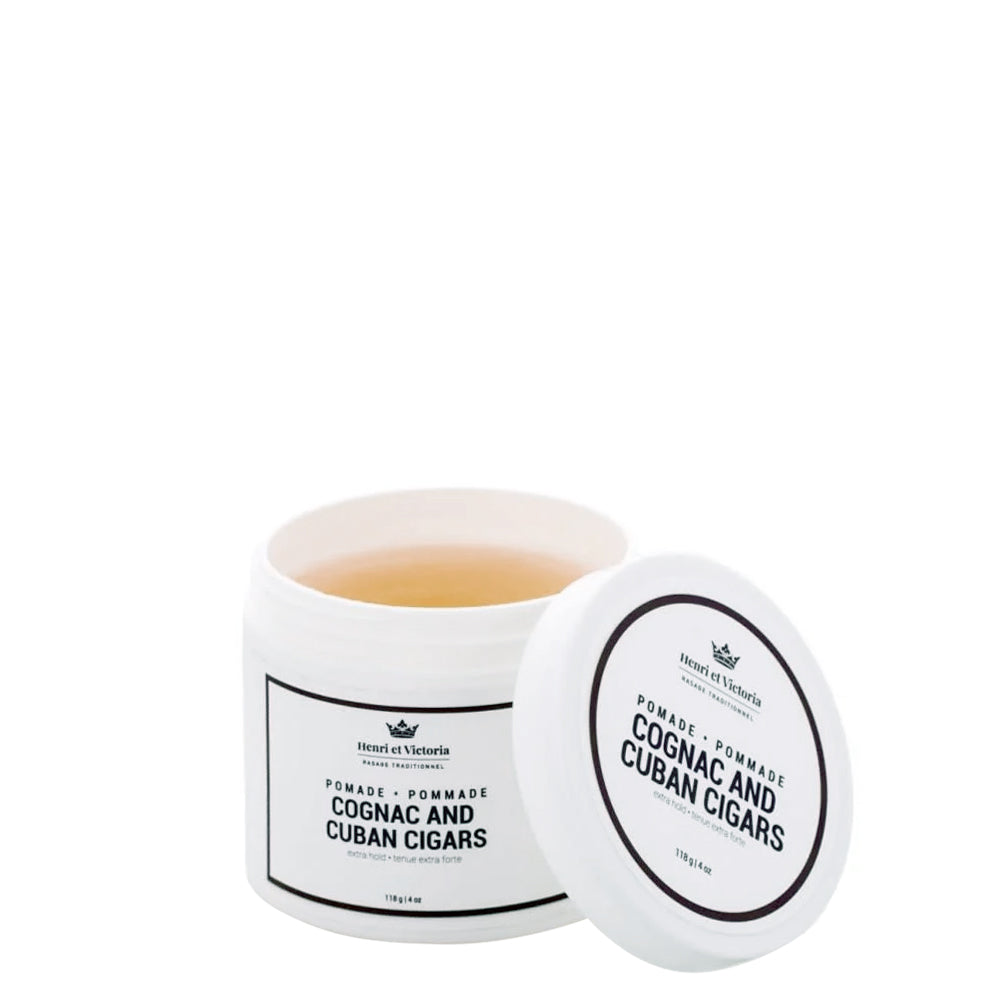 Pommade modelante "Cognac and Cuban Cigars" - Tenue extra forte (114g/4.0oz)