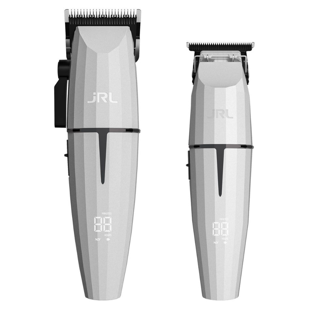 JRL Professional - Duo Tondeuse "2020C-B" et tondeuse de finition "2020T-B" sans fil avec pile lithium-ion "Ghost Collection #1" - Ghost