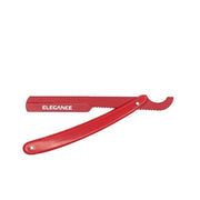 Elegance By Sadapack - Rasoir de barbier à glissière Turque "Shavette" - Rouge