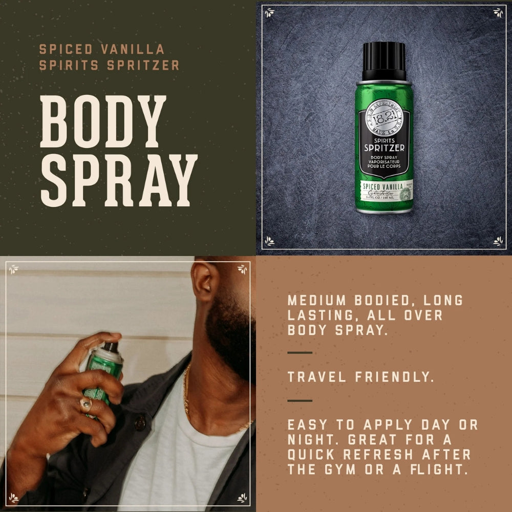 Vaporisateur pour le corps "Spirits Spritzer Spiced Vanilla" (100ml/3.4oz)