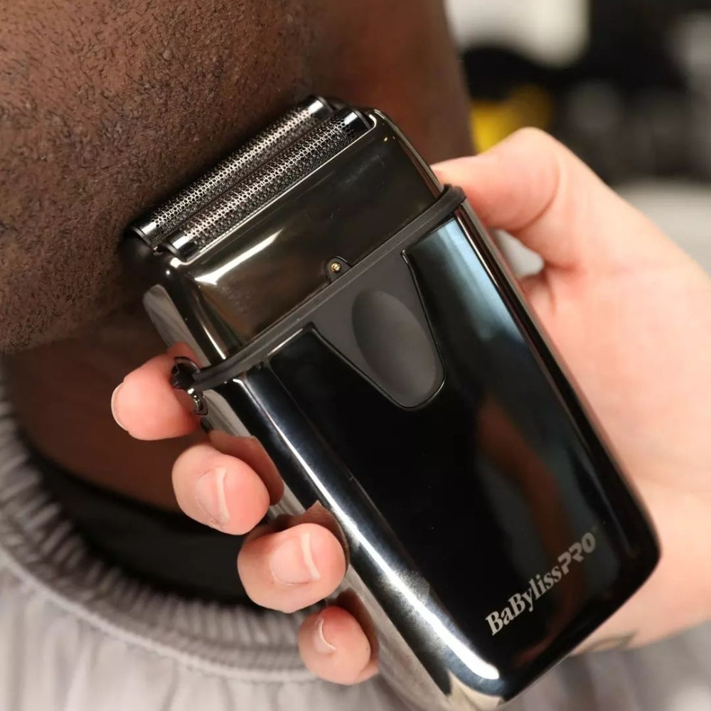 UVFoil UV-Disinfecting Metal Double Foil Shaver - Black Titanium