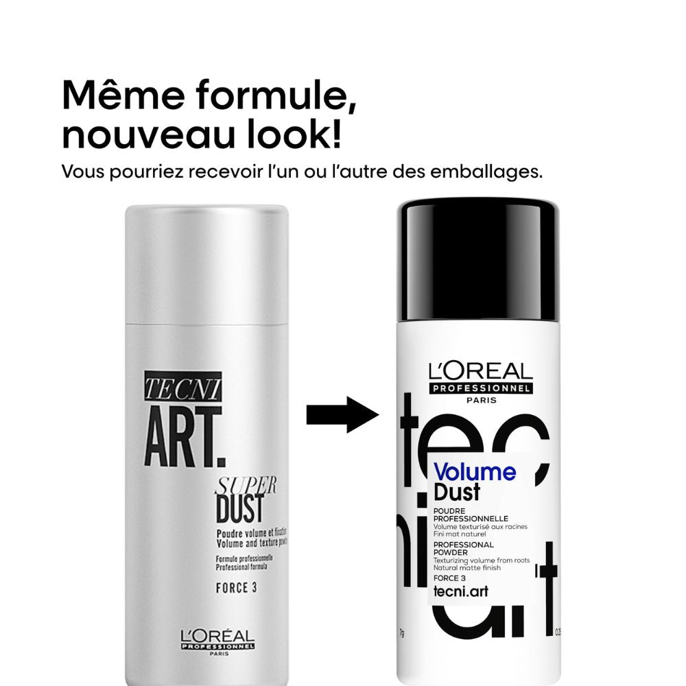 Poudre volume professionnel "Tecni.Art Volume Dust" - Volume texturisé aux racines et fini mat naturel (7.0g/0.25oz)