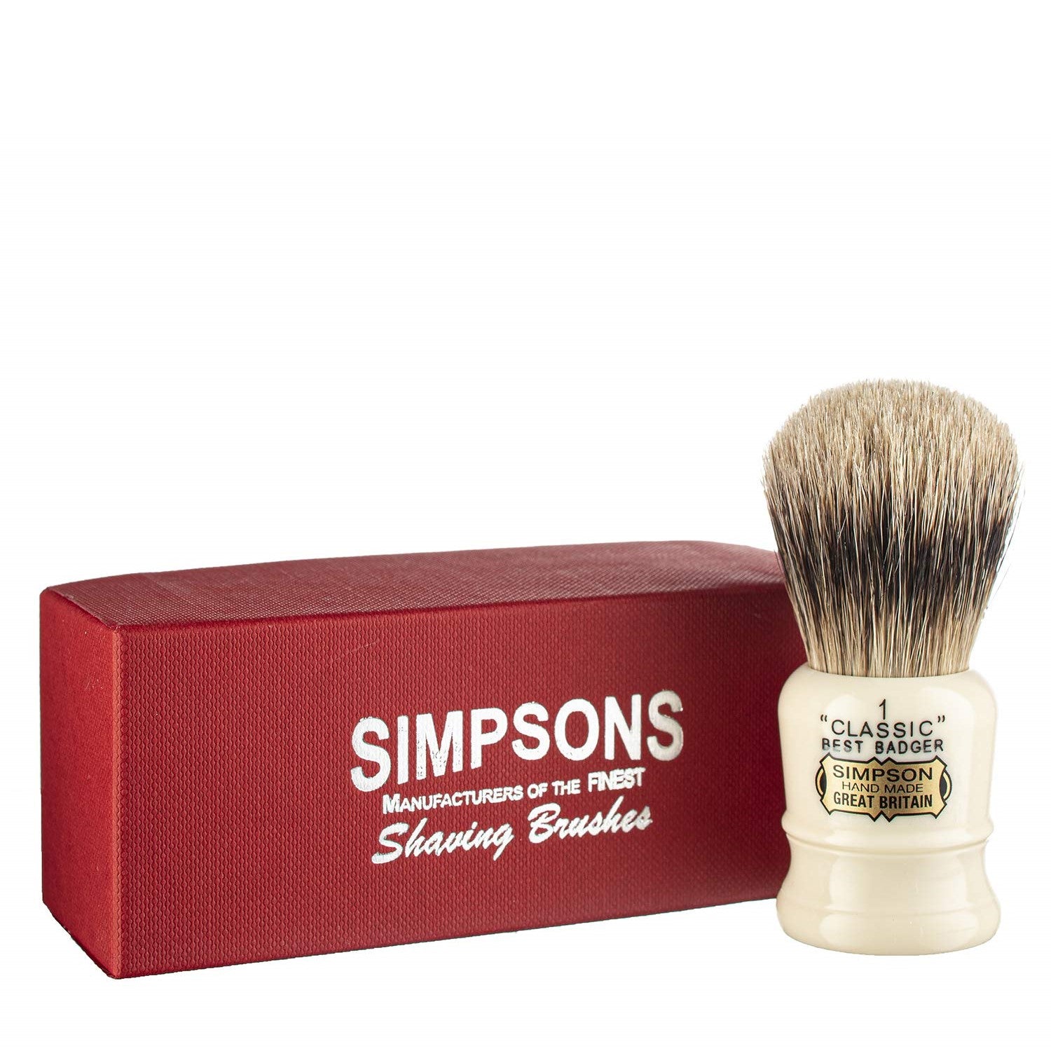 Blaireau - Classic CL1 ''Best Badger'' Ivoire - Medium (21mm/0.83'')