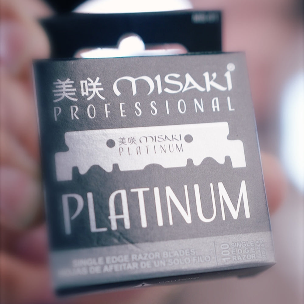 Platinum Single Edge Razor Blades for Barber Razors (100 blades)