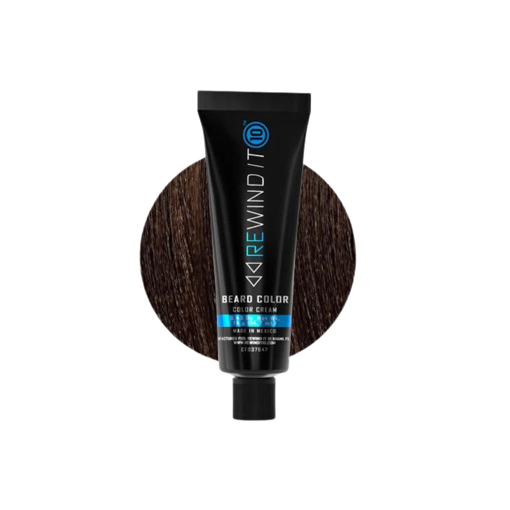 Coloration solutions couleurs pour barbe et moustache - Brun foncé