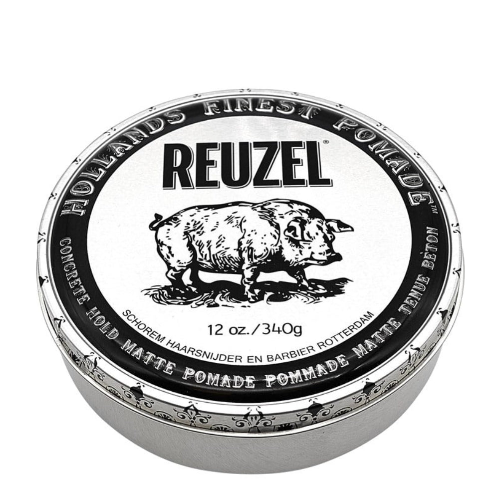 Reuzel - Pommade "Concrete Hold Pomade" - Tenue super forte fini mat (Argent)