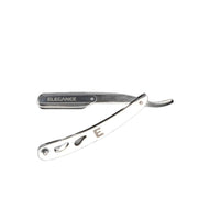 Elegance By Sadapack - Rasoir de barbier à glissière "Shavette" - Argent