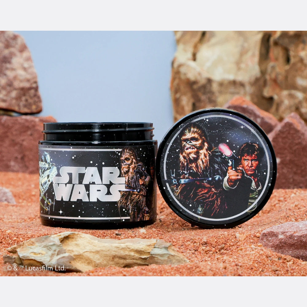 X Star Wars - Pommade "Firme Strong Hold" Édition Han Solo & Chewbacca Light Side - Tenue extra forte brillance moyenne (118.3ml/4.0oz)