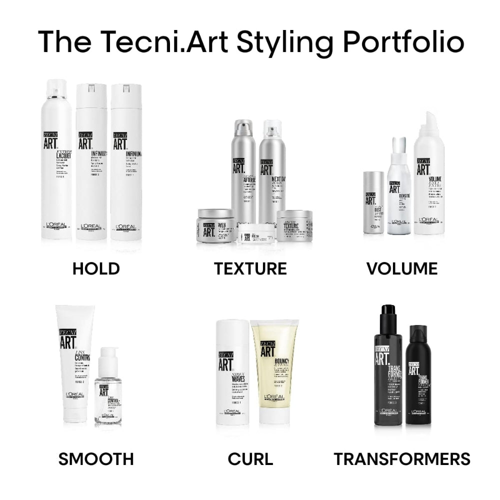 Gel-en-mousse multi-usage "Tecni.Art Transformer" - Pour tous types de cheveux (150ml/5.1oz)