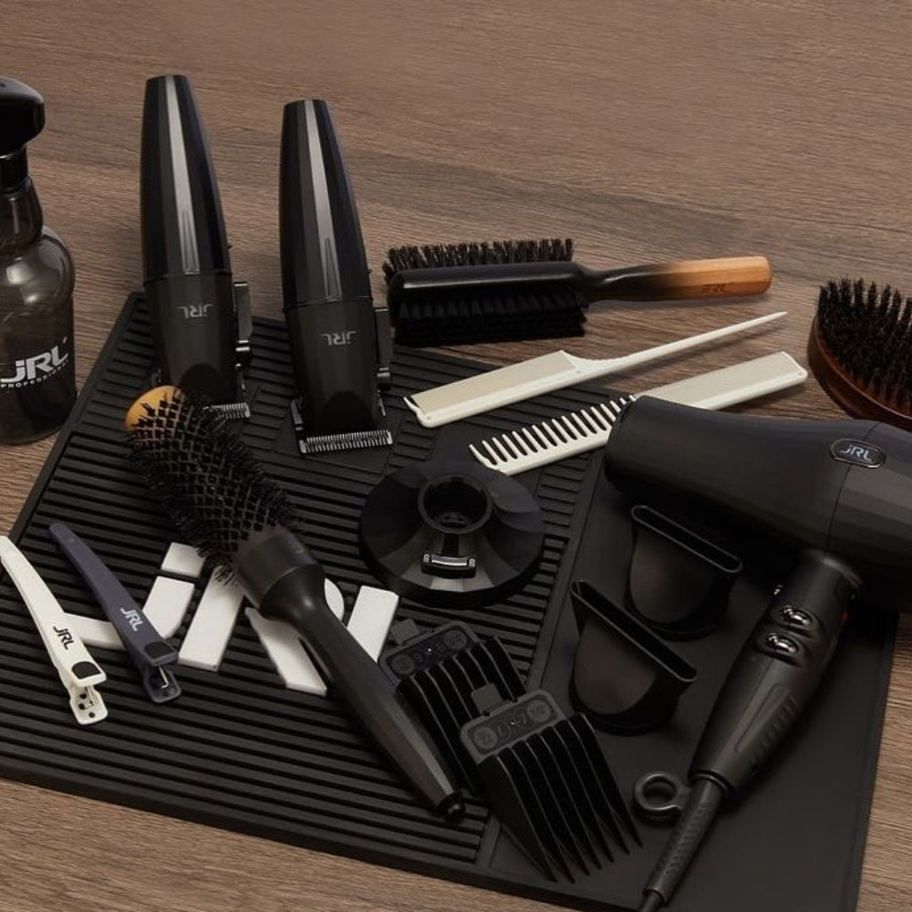 Brosse à barbe et cheveux à double face (205mm/8.07" x 48mm/1.89")