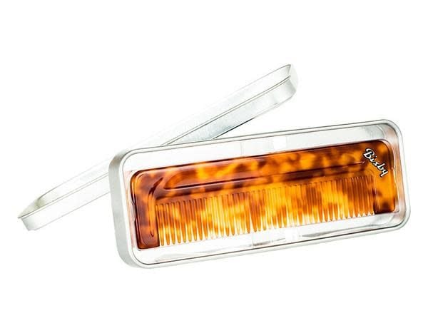 Fine Tooth Comb 1,3mm Head Gap (133mm/5.24") - Amber