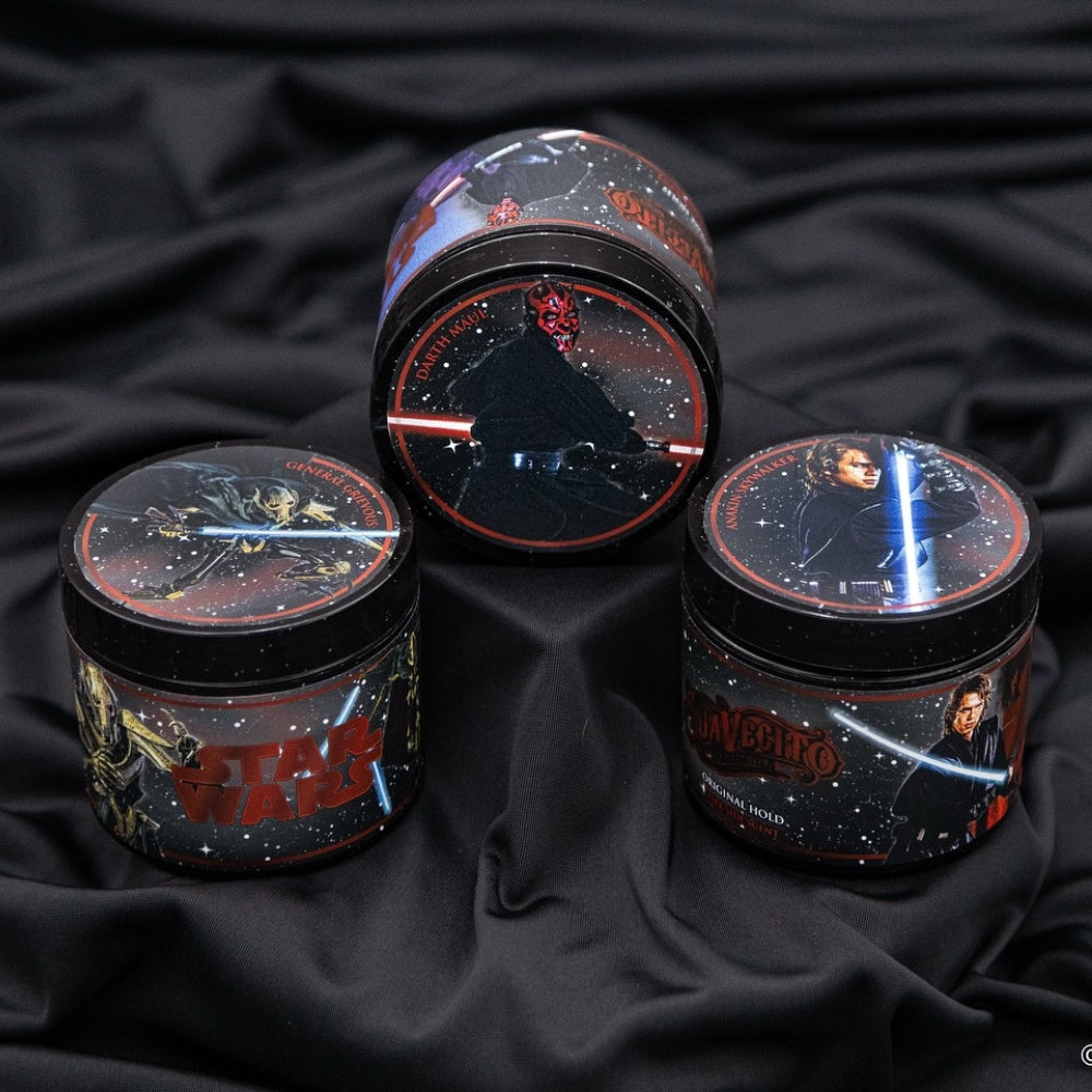 Suavecito X Star Wars - Pommade "Firme Strong Hold" Édition Darth Maul Dark Side - Tenue extra forte brillance moyenne (118.3ml/4.0oz)