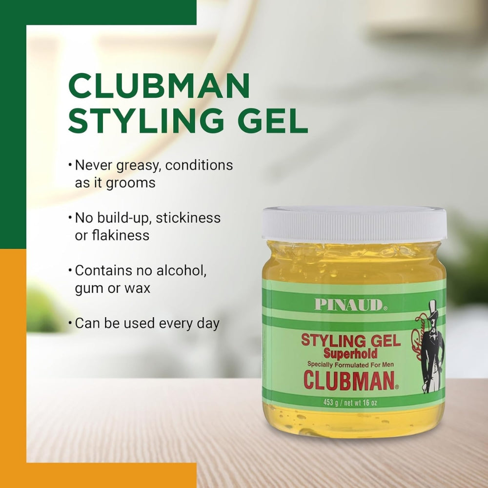 Gel coiffant "Super Hold" - Tenue très forte (453g/16.0oz)