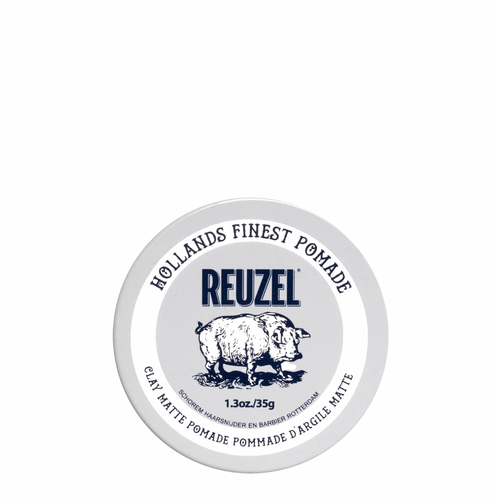 Reuzel - Pommade "Clay Matte Pomade" - Tenue moyenne fini mat (Blanc)