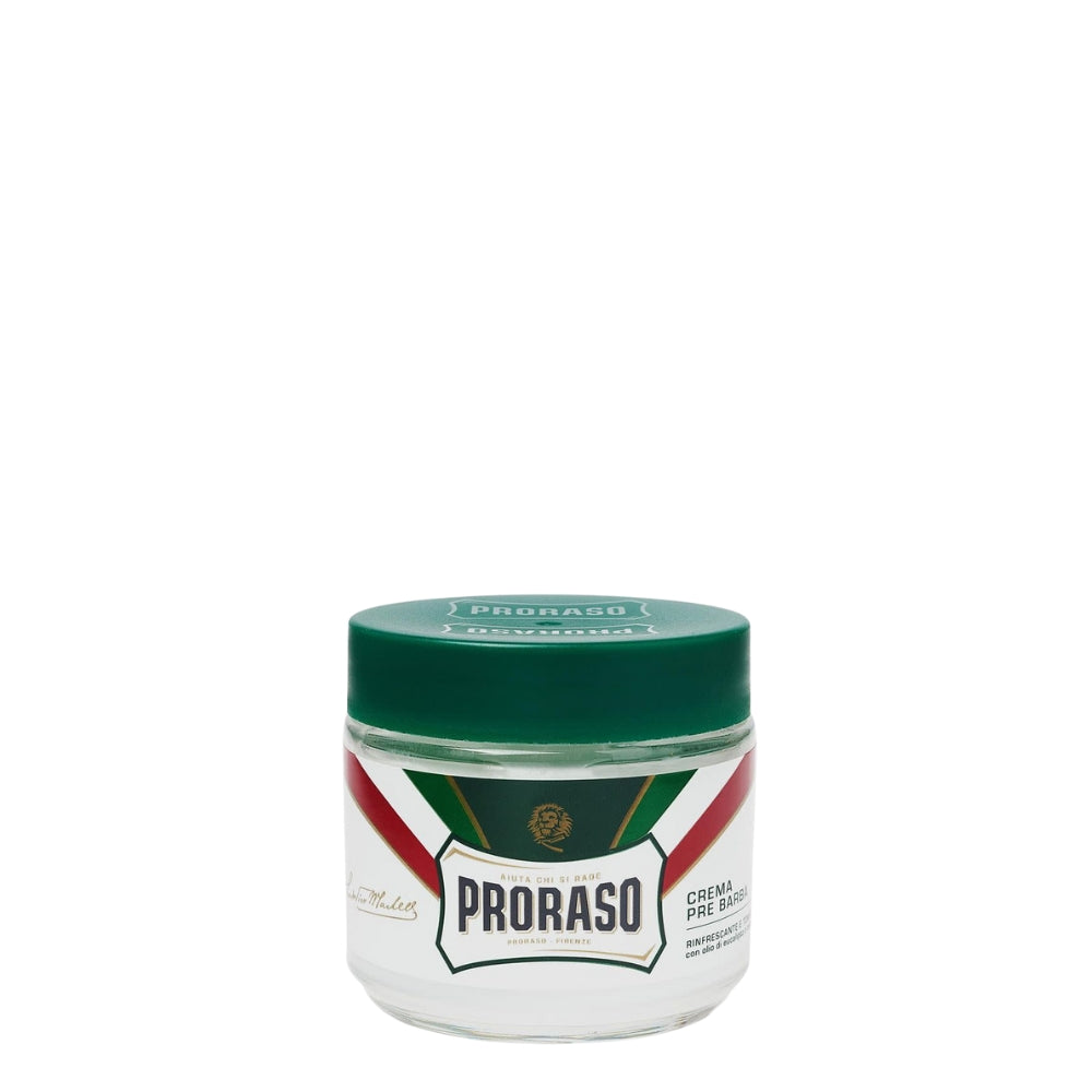 Crème de pré-rasage à l'huile d'eucalyptus et au menthol (100ml/3.6oz)