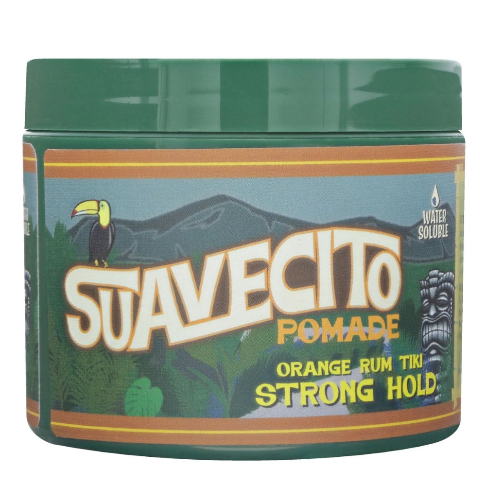 Firme Strong Hold Pomade Orange Rum Tiki Edition - Strong Hold Medium Shine (113ml/4.0oz)