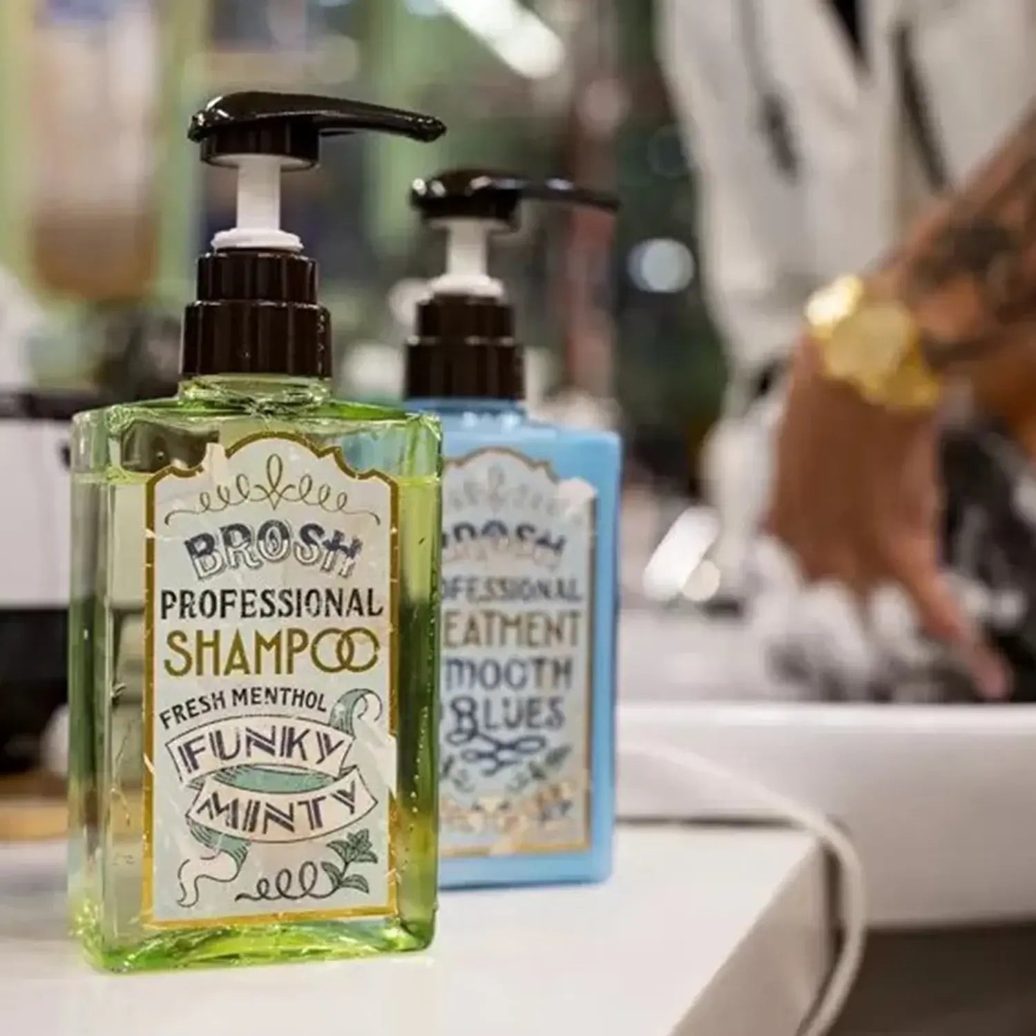 Shampoing mentholé "Funky Minty" (400ml/13.5oz)