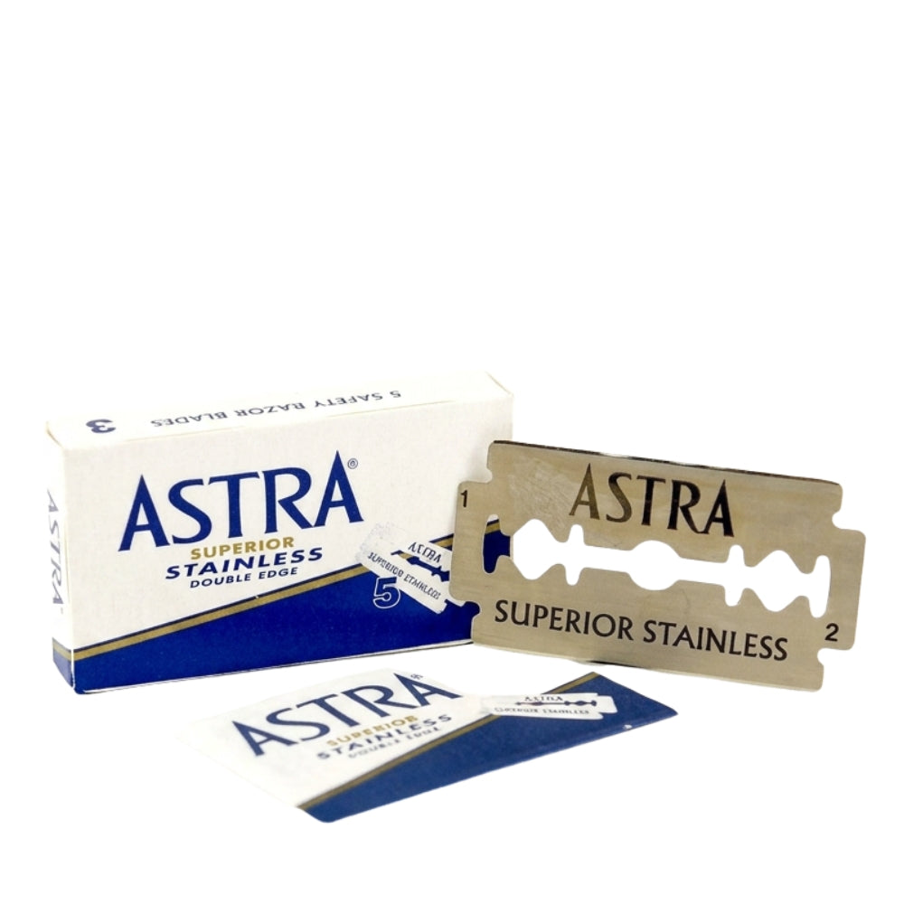 Superior Stainless Double Edge Razor Blades (5 Blades)