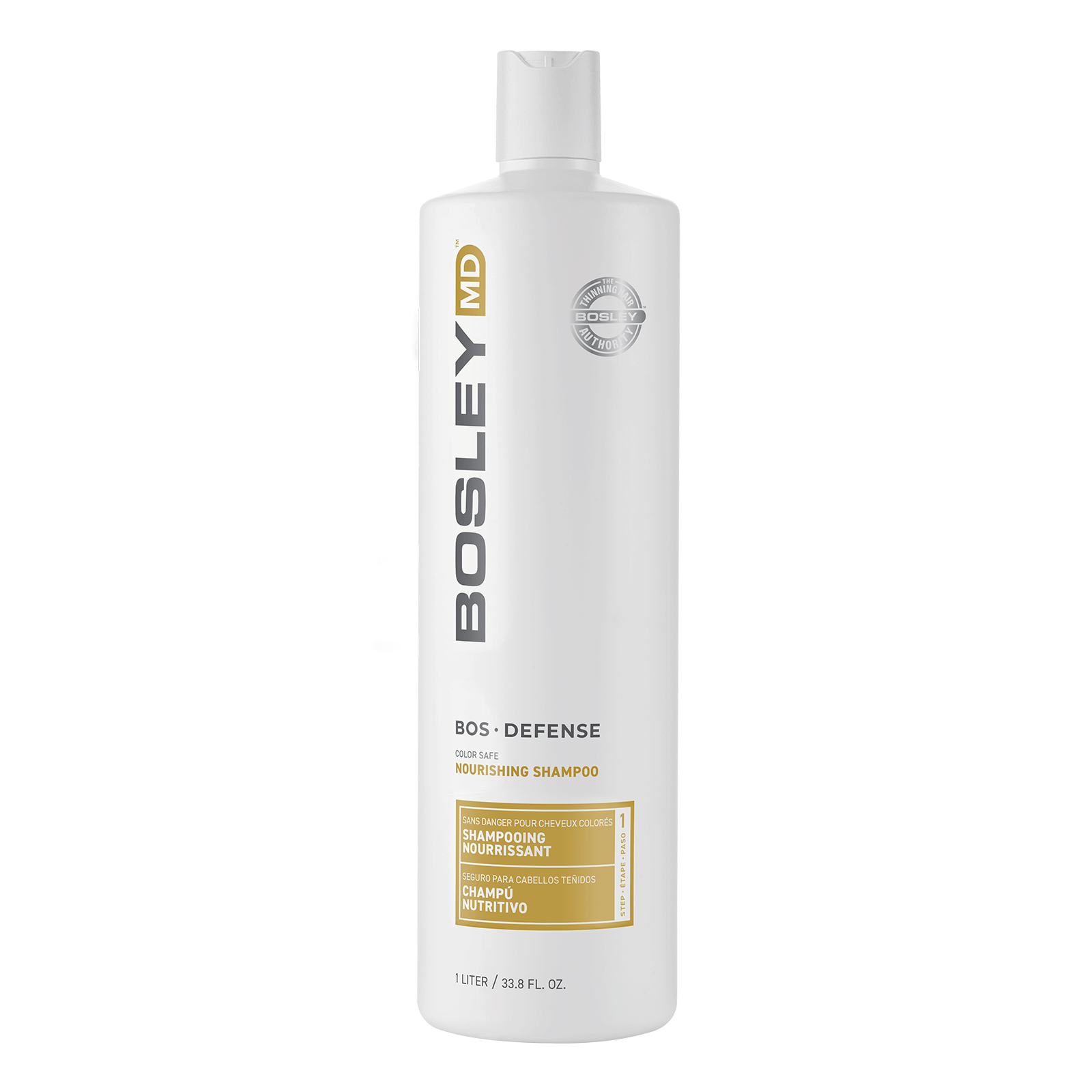 Shampoing nourrissant étape 1 "BosDefense" (JAUNE) - Pour cheveux colorés