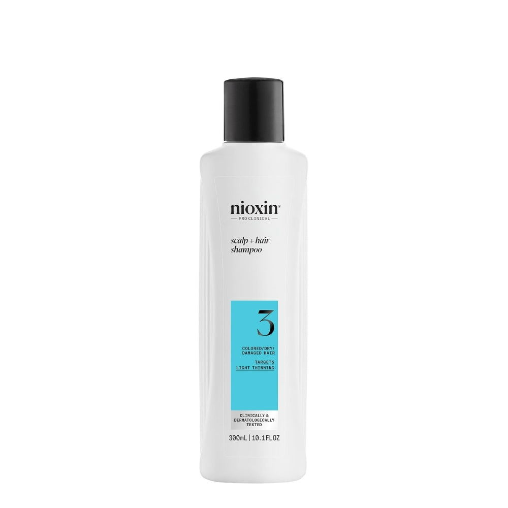NIOXIN - Shampoing cheveux + cuir chevelu Système 3 - Pour cheveux colorés avec chute modérée