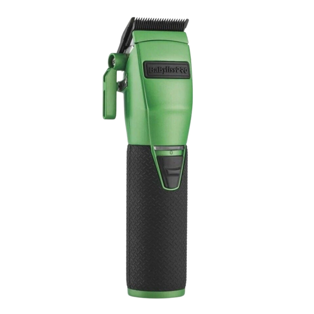 Tondeuse métallique sans fil avec pile lithium-ion "FX870GI Boost+" Édition Influenceur "Patty Cuts" - Noir & Vert