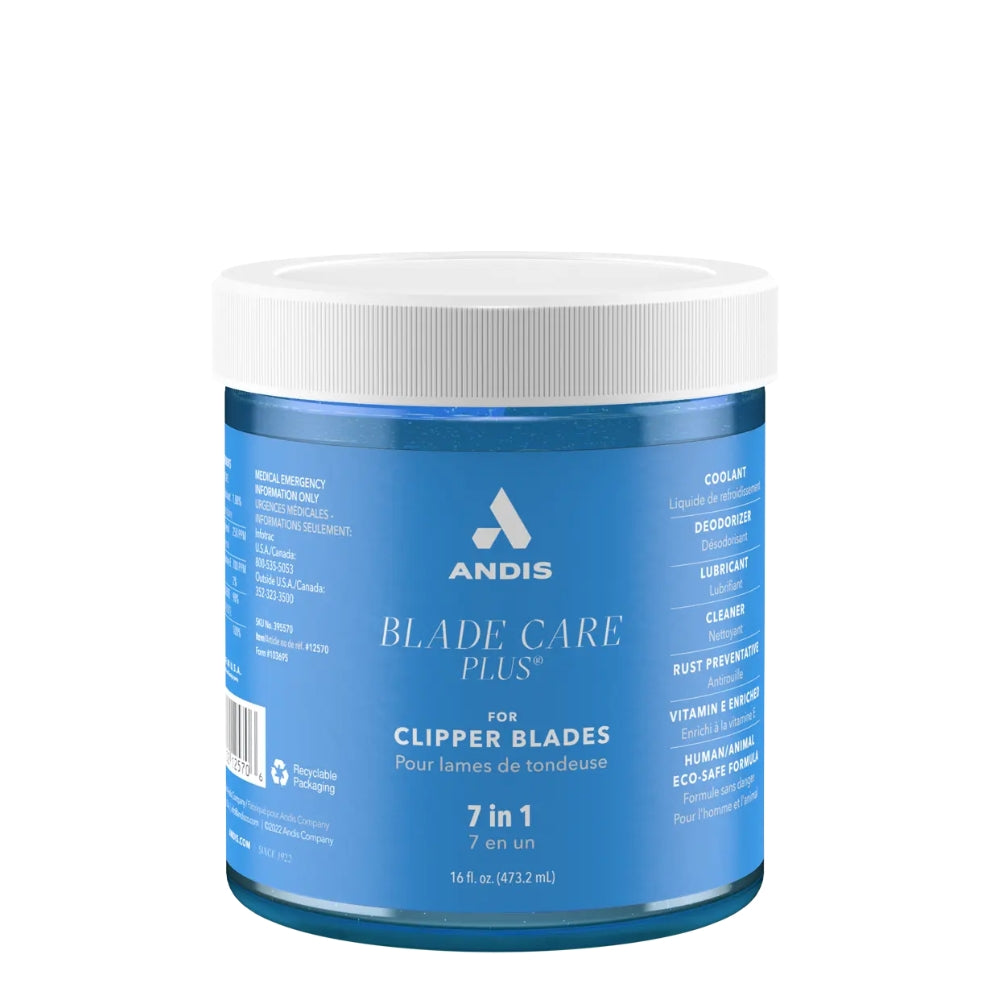 Andis - Nettoyant 7 en 1 en pot "Blade Care Plus" - Pour lames de tondeuses (473.2g/16.0oz)