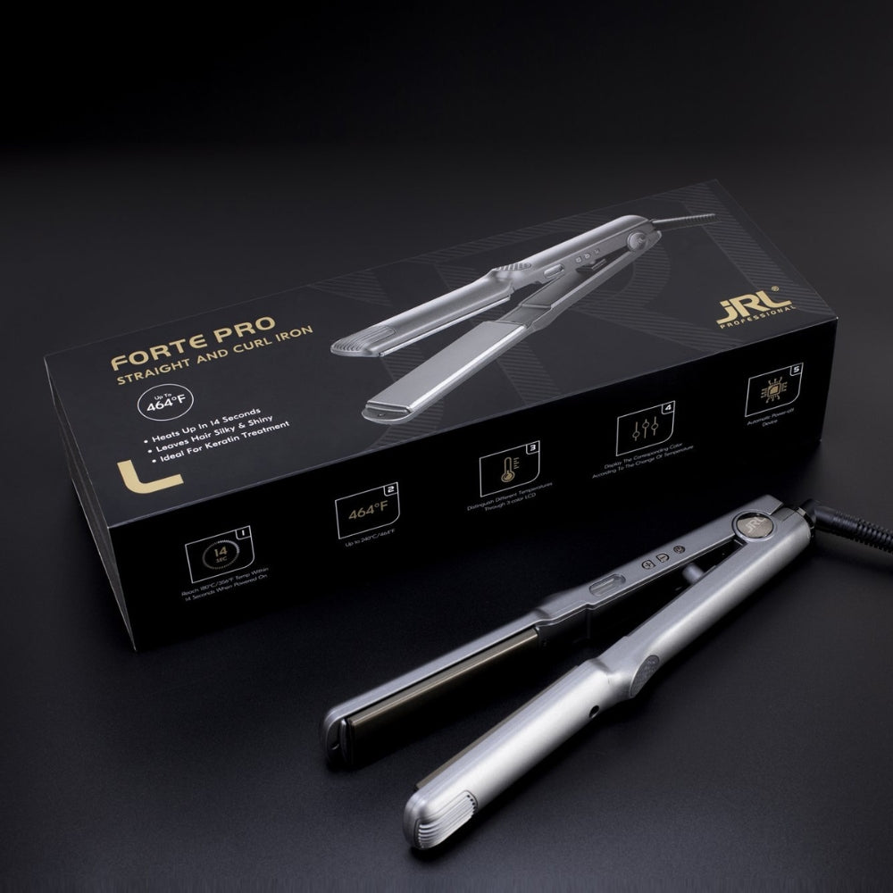 Fer à lisser en céramique-ionique "Forte Pro" (25mm/1") - Jusqu'à (240°C/464°F)