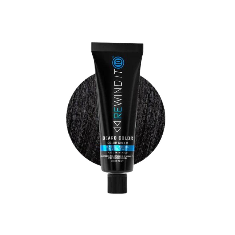 Coloration solutions couleurs pour barbe et moustache - Noir