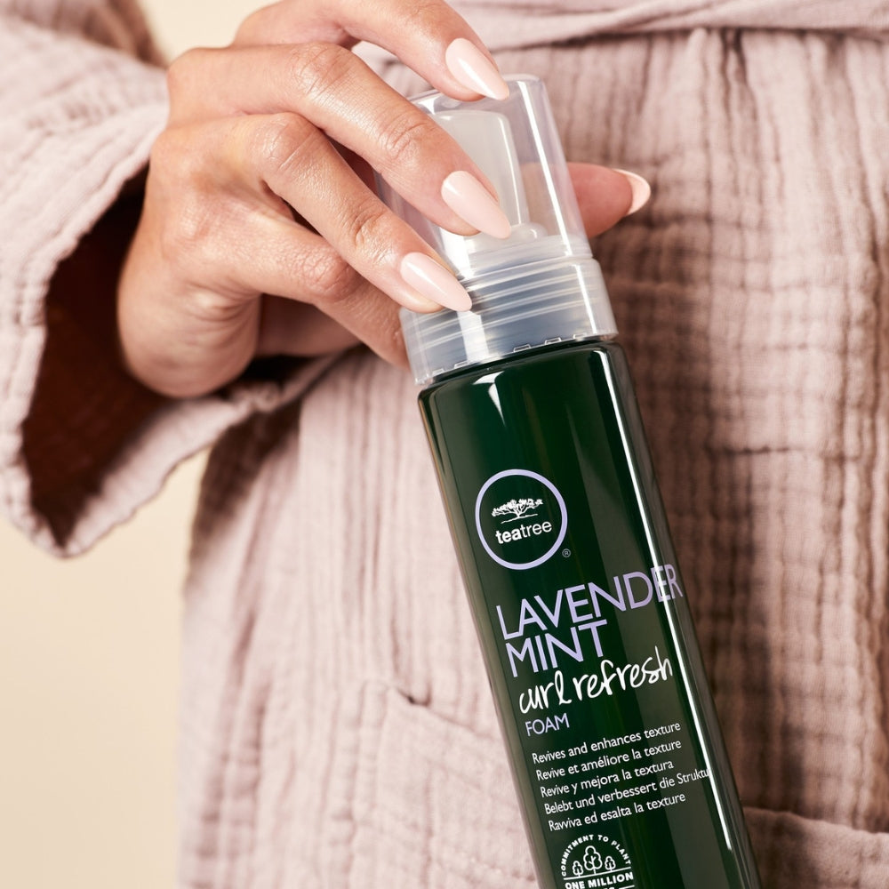 Lavender Mint Curl Refreshing Foam - Revives and enhances texture (200ml/6.8oz)