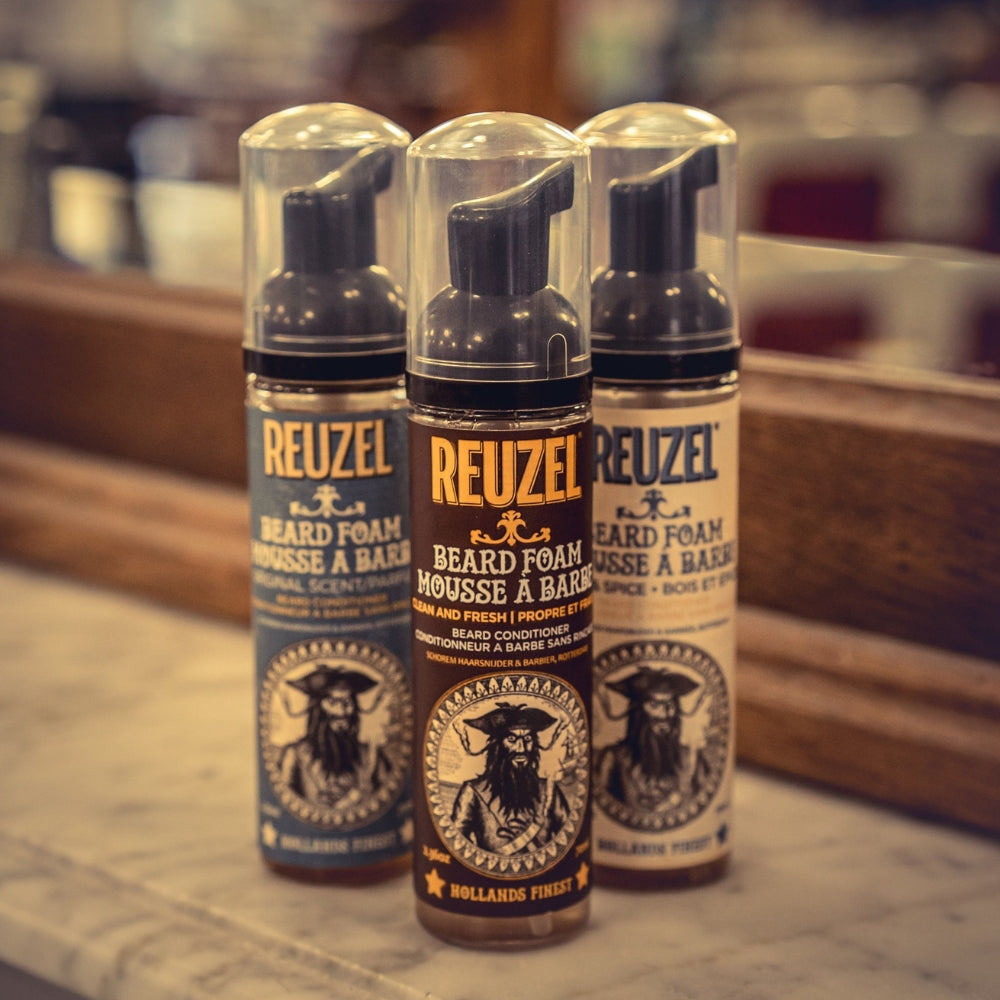 Revitalisant en mousse pour la barbe sans rinçage "Beard Foam" - Original (70ml/2.36oz)