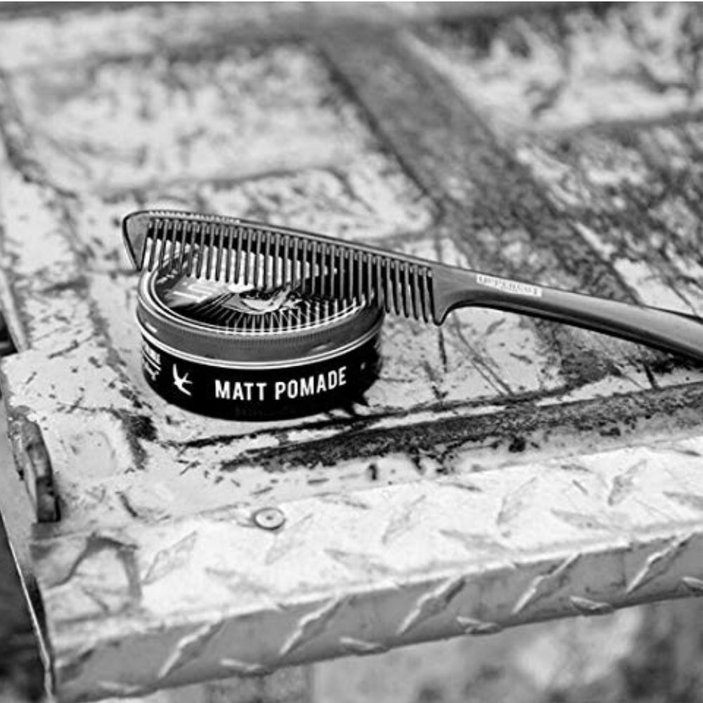 Peigne de coiffure BB9 style barbier - Noir (215mm/8.5")